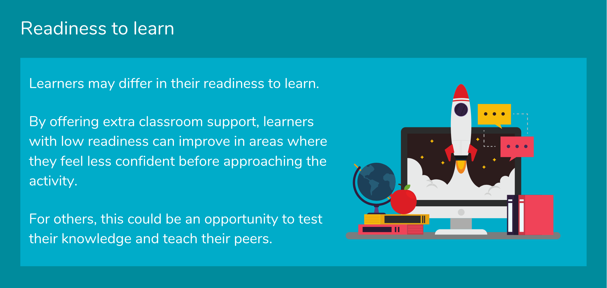 Readiness to learn tip